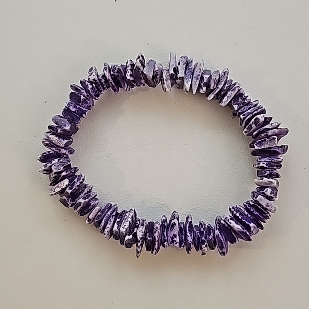 CHAROITE CHIPPED BRACELET